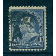 Used 264 1c Benjamin Franklin Fine M02799