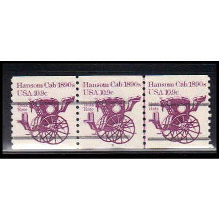 1904a 10.9c Hansom Cab Fine MNH Dry Gum PNC 3/3 Line Gap PA2358