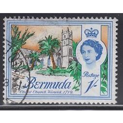 Bermuda, 1966-69 1/- Christ Church, SG 171 (Scott #183), used