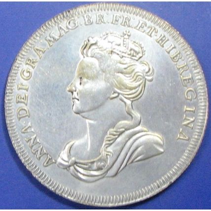 1702 Queen Anne. Challenge Coin, Souvenir. REPLICA. 40a.