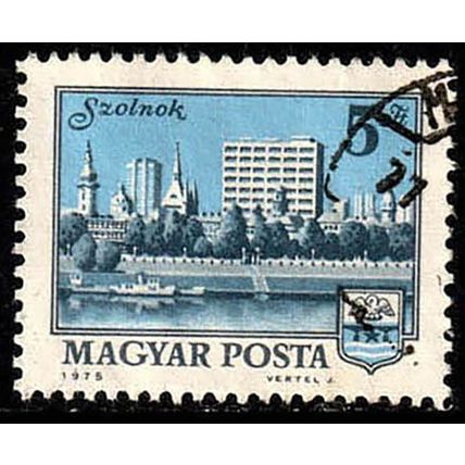 Hungary 1975 Buildings 5ft Used Stamp.
