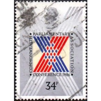 1986 32nd Commonwealth Parliamentay Conference. London. 34p Value. Fine used