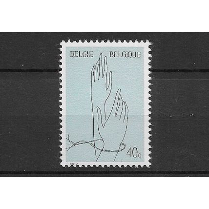 Belgium 1962 40c Blue/Black MNH set S.G. 1824
