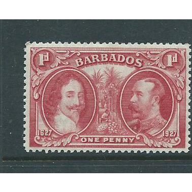 barbados stamps sg240 sg 240 hm 1927