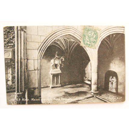 vintage postcard Le Mans, Maison de la Reine Berenger