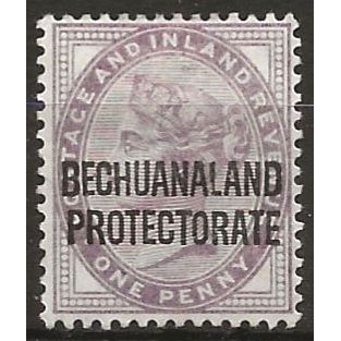 Bechuanaland 1897 SG61 1d Lilac Mounted Mint . .