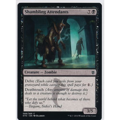 Magic the Gathering MTG Khans of Tarkir 089/269 Shambling Attendants