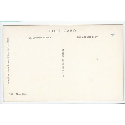 Ness Cove Devon Postcard 348