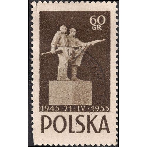 POLAND, Friendship monument by A Szapocznikow, brown 1955, 60 Gr