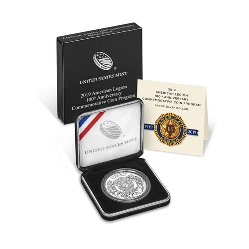 American Legion 100th Anniversary 2019 Proof Silver Dollar