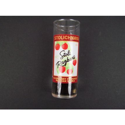 Stolichnaya Raspberry Flavored Russia Russian Vodka 4" Tall Shot Glass