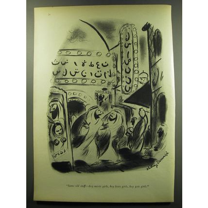1949 Cartoon by Whitney Darrow, Jr - Same old stuff - boy meets girls