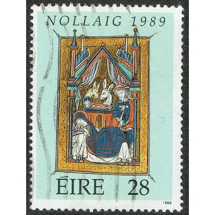 Ireland 1989 Christmas 28p Multicoloured SG740 GU