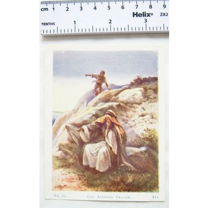 Vintage: Scholar's Lesson Picture Story No. 25 God Answers Prayer