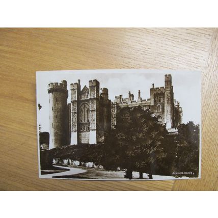 Real photographic Postcard - Arundel Castle, West Sussex