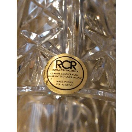 Royal Crystal Rock London Bell 6 7/8 Blown Glass