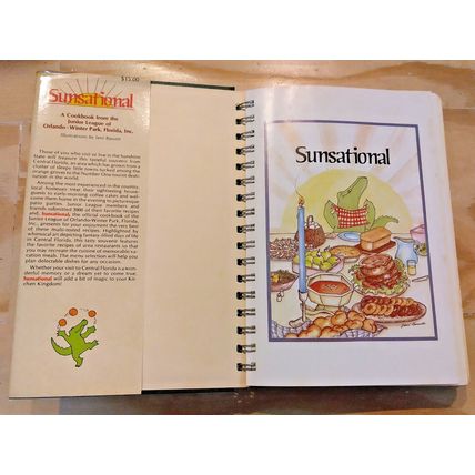 Orlando Winter Park Florida Cookbook SUNSATIONAL Alligators Junior League 1st Ed