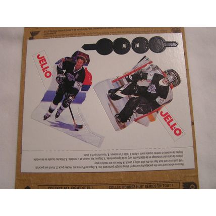 1993 Jello Pudding Los Angeles Kings SHOOT AND WIN Wayne Gretzky Kelly Hrundey