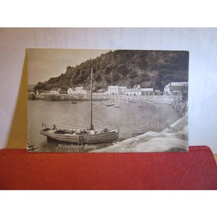 MINEHEAD QUAY, SOMERSET unused antique postcard by F. Frith 69250 =