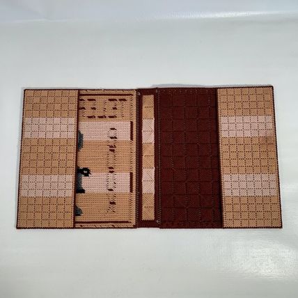 Vintage Retro 1970s Kitsch Needlepoint Telephone Book Cover MCM Granny Core 70's