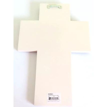 Mathew 18:20 Wall Cross Floral 27.5 CM Gift Christian Home Decor Jesus Faith