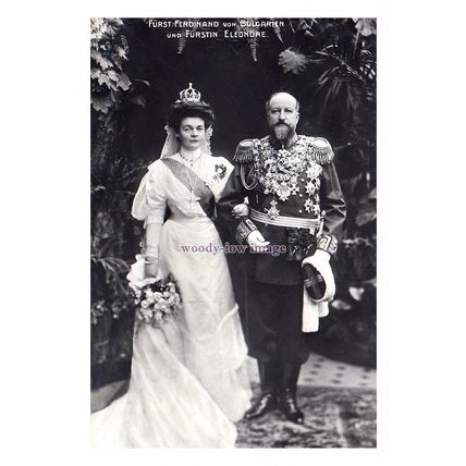 rs1770 -Prince Ferdinand of Bulgaria/Princess Elenore of Hesse marry - print 6x4