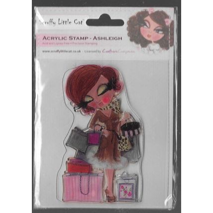 Scruffy Little Cat. Ashleigh Stamp. Stamping Cardmaking Scrapbooking Crafts