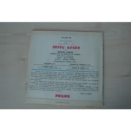 A4-BRENO MELLO & MARPESSA DAWN-ORFEU NEGRO-FRENCH 7" EP-NM-1959-FILM SOUNDTRACK