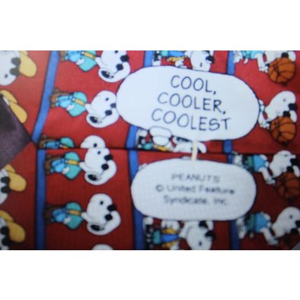 snoopy & friends cool, cooler, coolest peanuts tie