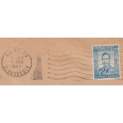 SOUTHERN RHODESIA cover Bulawayo, 5 Aug. 1947 - SG # 48 - air mail to London