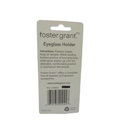 Foster Grant Woven Fashion Eyeglass Holder Color Gold