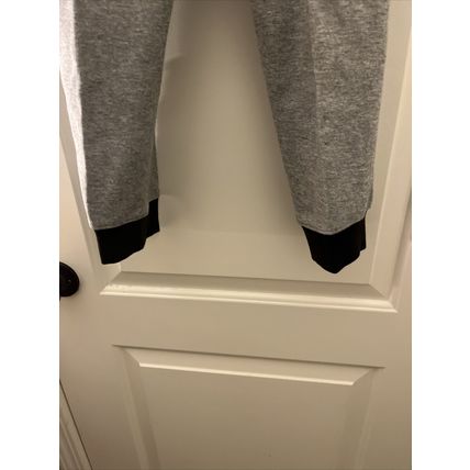 Athletic Works Boys Knit Jogger Track Pants Gray & Black Choose Your Size