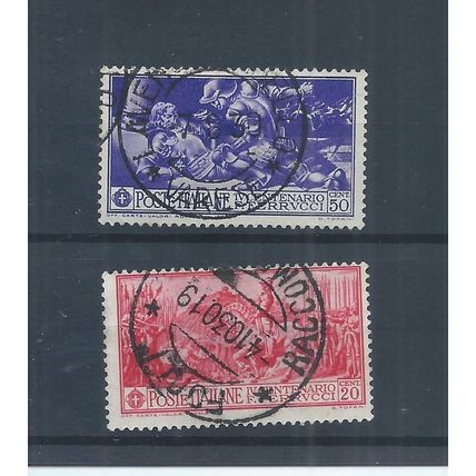 Italy stamps. 1930 50c Ferrucci used plus the 20c. (AB665)