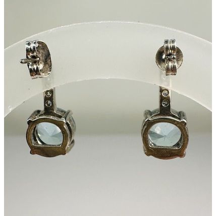 Ring Bomb Party Radiant Blue Dangle Drop Earrings