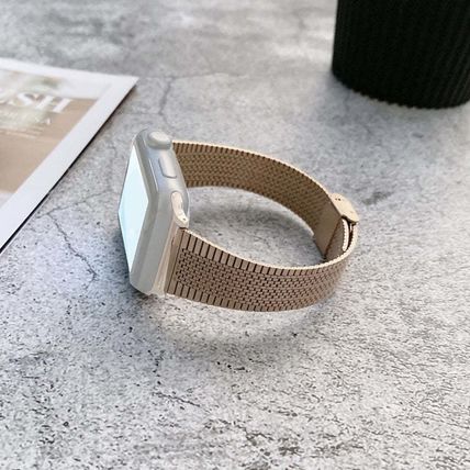 Buckle Style Steel Replacement Strap Watchband, For Apple Watch Series 7 41mm /