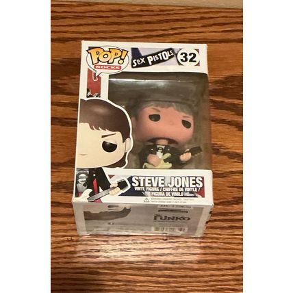 Funko Pop! Rocks: Sex Pistols - Steve Jones #32 Limited Figure (Box & Protector)