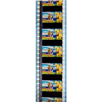 Pokemon . Pk TSR - A001a . 1 STRIP OF 5 - 35MM FILM CELLS