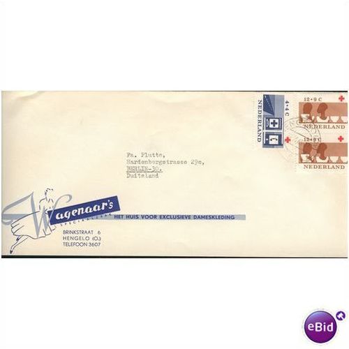 Netherlands 1963 - SG 953 x 2 - SG 950 - commercial cover 8