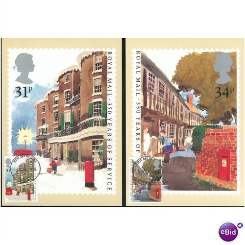 GB PHQ + FDI 1985 - 350 Years Of The Royal Mail