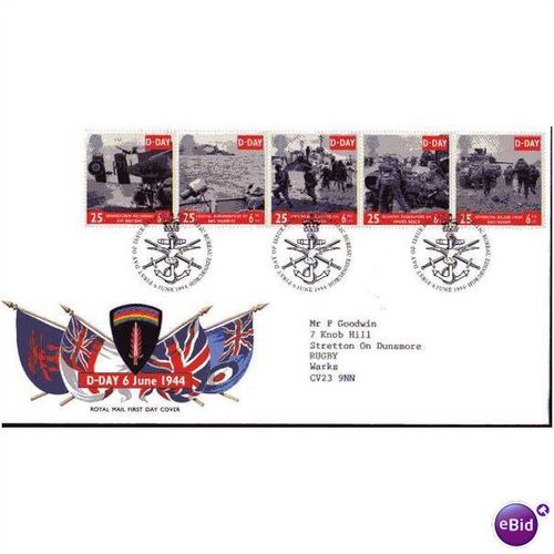 1994 ' 50TH ANN OF D -DAY ' F.D.C (BUREAU F.D.I) (EBID514)