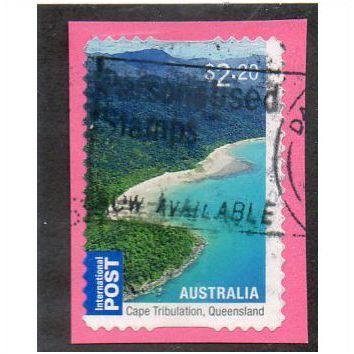 AUS 2010 $2.20 (S/A) 'CAPE TRIBULATION ' FINE USED (ON PAPER) (EBID3067)