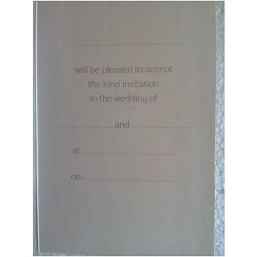 Wedding Acceptance Card #2