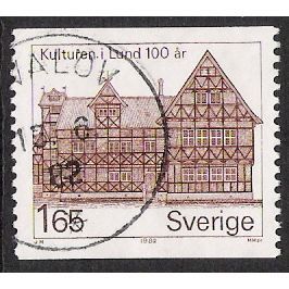Sweden Fa 1211: 1 Kr. 65 brown Burger House, Open Air Museum, Lund.