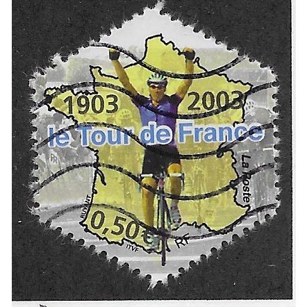 FRA 2003 50c 'TOUR DE FRANCE' FINE USED (EBID56-878)