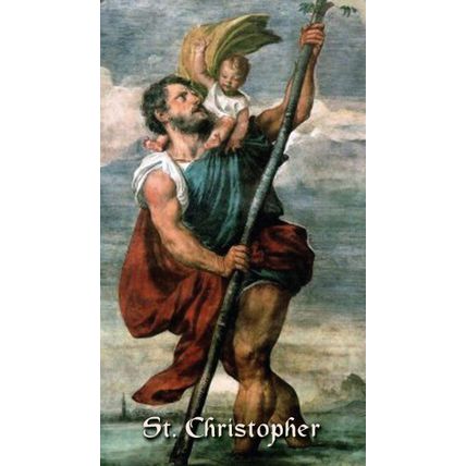 St. Christopher Basketball Medal Necklace with Two Free Prayer Cards.