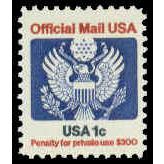 O127 1c Eagle Fine MNH G0507