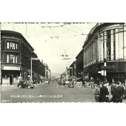 Yorkshire HUDDERSFIELD John William Street Postcard (Bamforth 500)