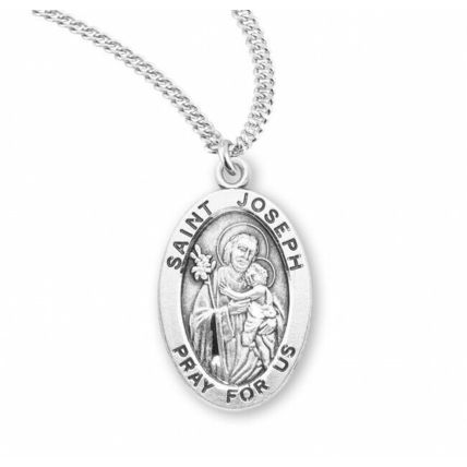 St. Joseph Sterling Silver Necklace