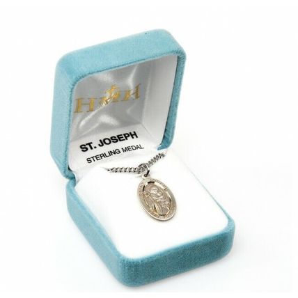 St. Joseph Sterling Silver Necklace