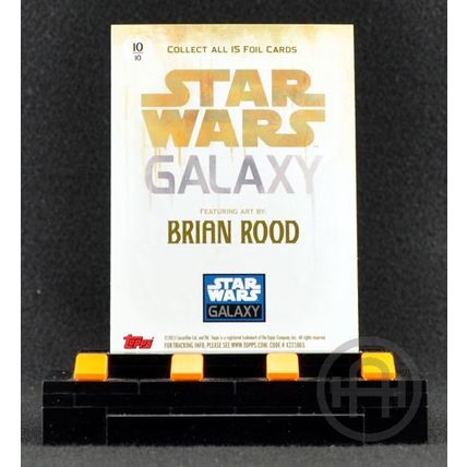Topps Star Wars Galaxy 6 – Silver Art Foil Insert Set – Complete (10 cards)